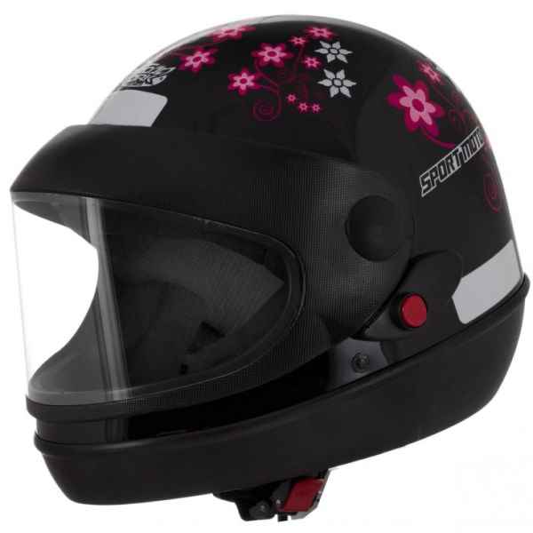 CAPACETE SPORT MOTO SM FOR GIRLS PTO 58 AUTOMATICO