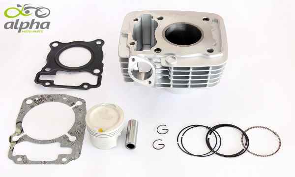 CILINDRO MOTOR CG125 FAN 09/18/NXR125 13/15 (KIT PISTAO/ANEIS/CILINDRO)