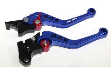 MANETE MINI ESPORT NX400/NXR150 ESD/XR250/300 EMB/FREIO C/REG AZUL