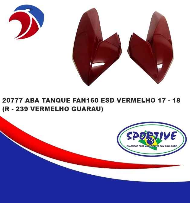 ABA TANQUE CG160 FAN VERM 17/18