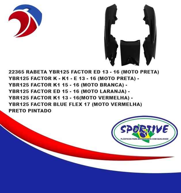 RABETA YBR125 FACTOR PTO 13/17