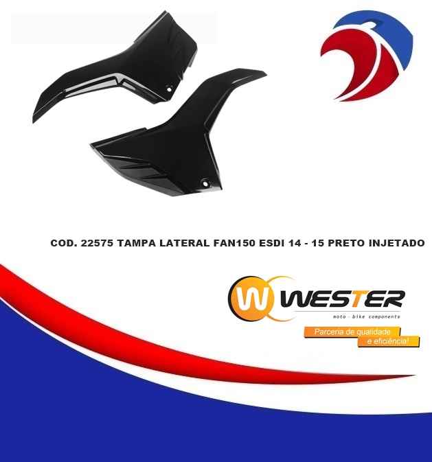 TAMPA LAT CG150 FAN ESDI 14/15 PTO INJETADO