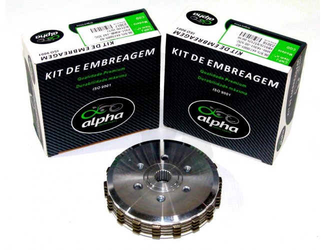 KIT DE EMBREAGEM COMPLETO BIZ125 ALPHA