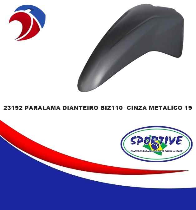 PARALAMA DIANT BIZ125 19/20/BIZ110 19/21 CINZA MET