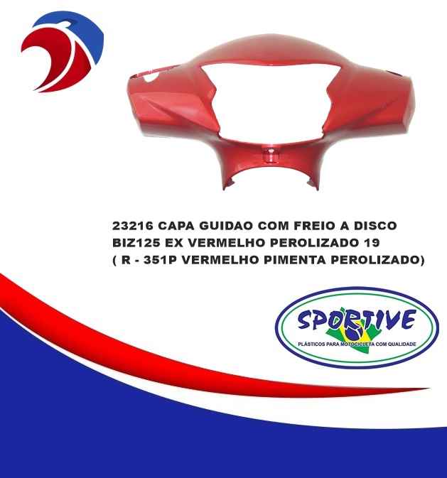 CAPA GUIDAO BIZ125 EX VERM 19/21