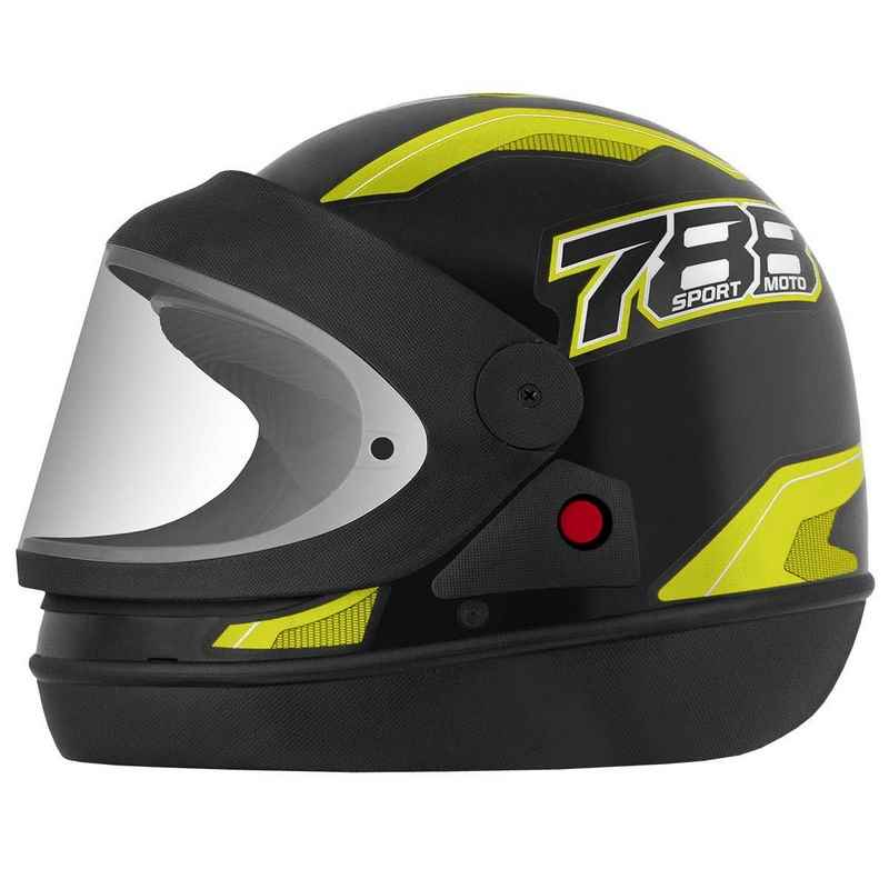 CAPACETE NEW SPORT MOTO SM 788 PTO/AMAR 60 AUTOMATICO