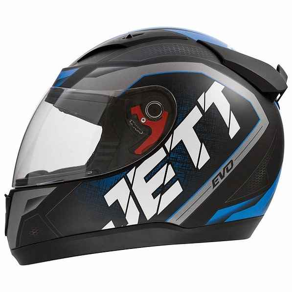 CAPACETE JETT MODELO EVO LINE FOSCO AZUL 56