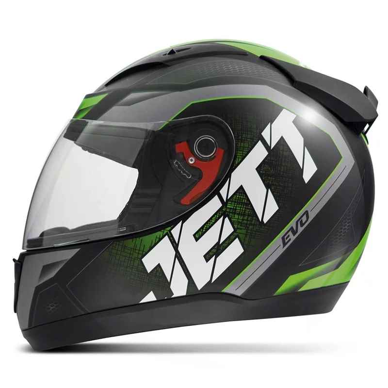 CAPACETE JETT MODELO EVO LINE BRILHANTE VERDE 56