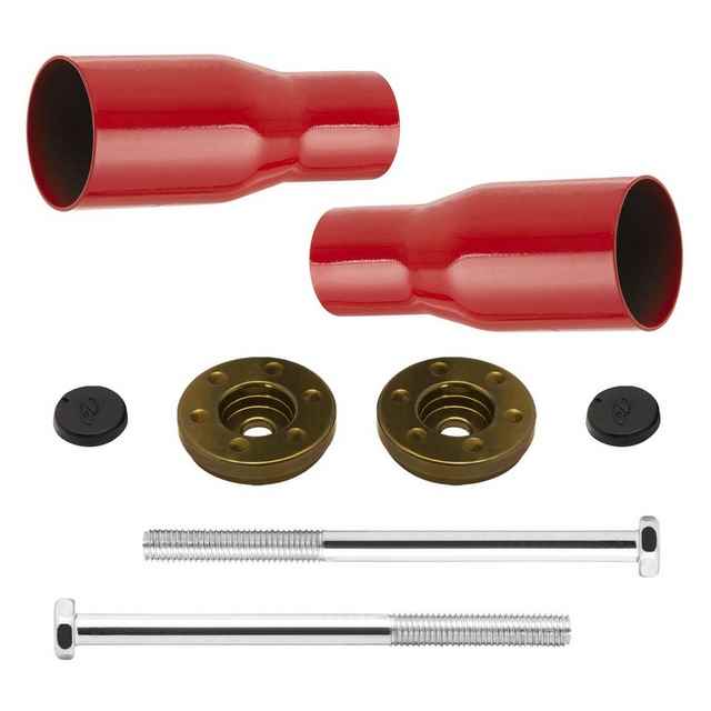 CONE LATERAL SLIDER VERMELHO (PAR CONES+PARAF.+ACAB. ALUM.+TAMPAS PLAST.)