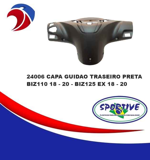 CAPA GUIDAO BIZ125/BIZ110 TRAS PTO 18/22