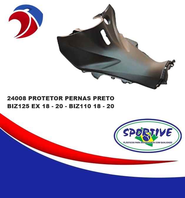 PROTETOR PERNAS CENTRAL BIZ125 18/22/BIZ110 18/22 PTO