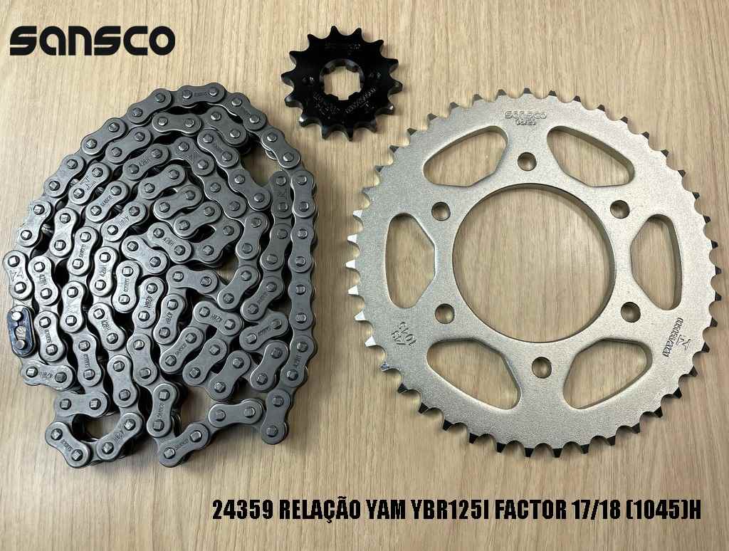 RELACAO YAM YBR125I FACTOR 17/18 (1045)H