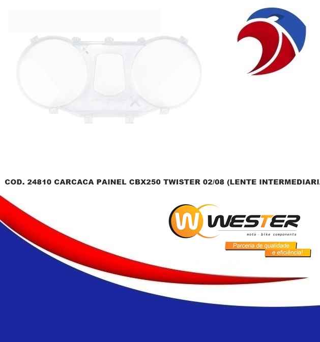 CARCACA PAINEL CBX250 02/08 (LENTE INTERMEDIARIA)