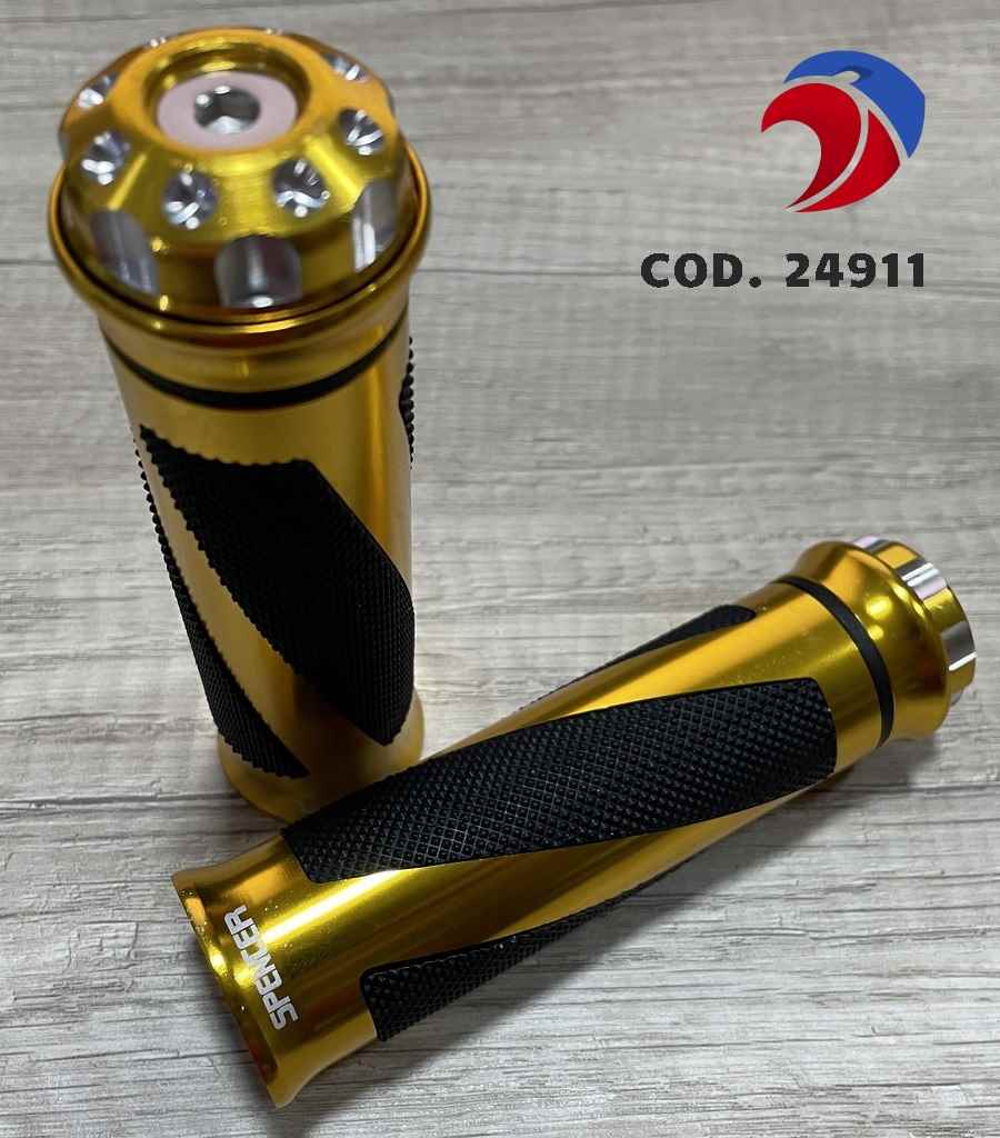 MANOPLA MOD ESPIRAL  ALUMINIUM DOURADO