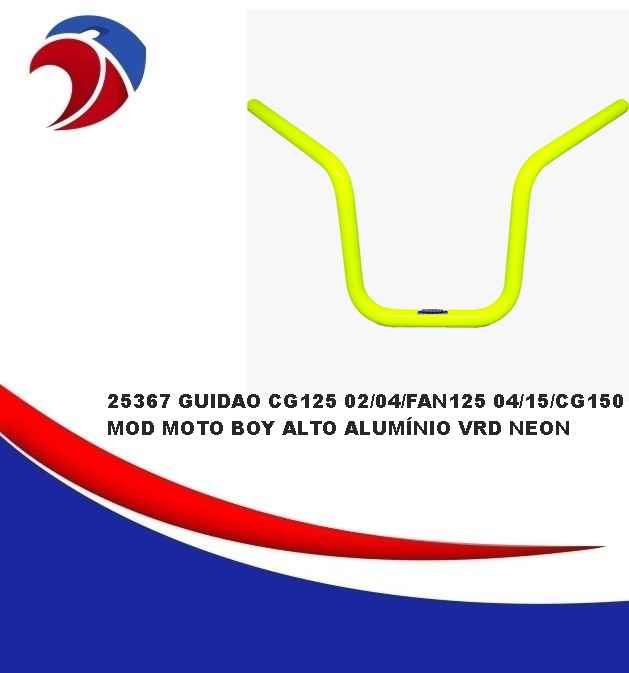 GUIDAO CG125 02/04/FAN125 04/15/CG150 MOD MOTO BOY ALTO ALUMNIO VRD NEON