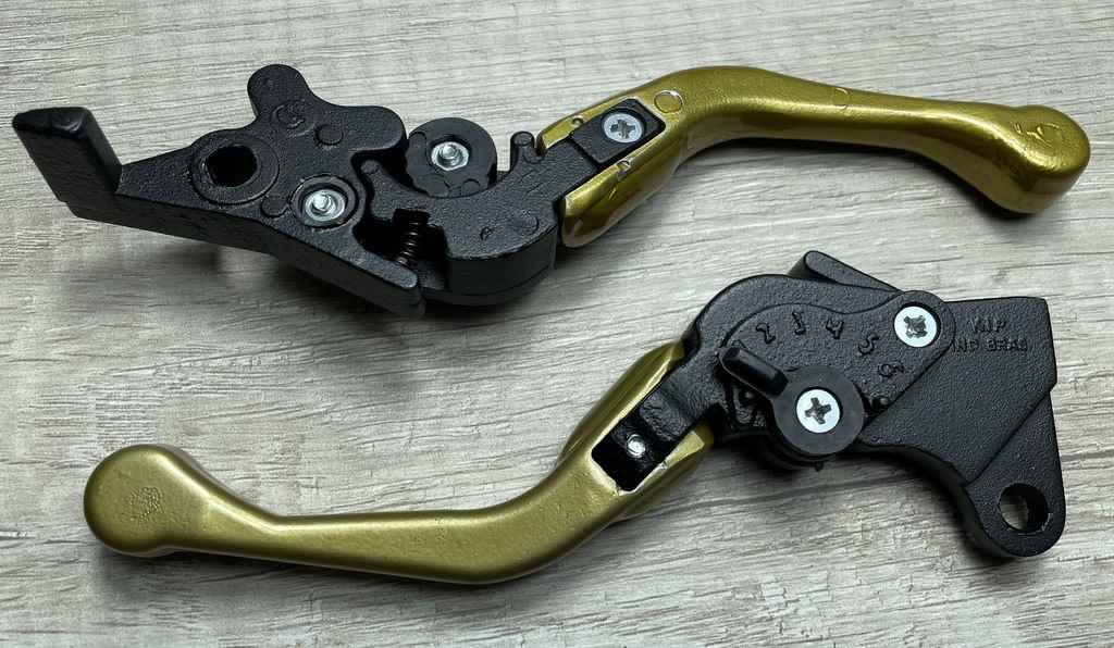 MANETE MINI ESPORT REG DOBRAVEL CB300/CBX250/CB250 DOURADO PAR