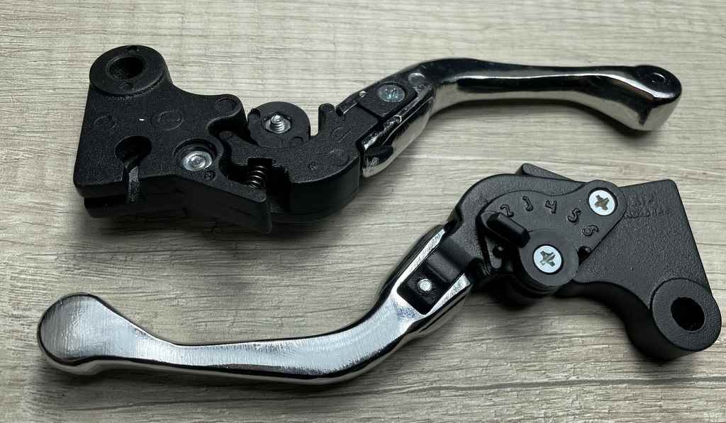 MANETE MINI ESPORT REG DOBRAVEL CG125/CG150 CROMADO PAR (FREIO LONA)