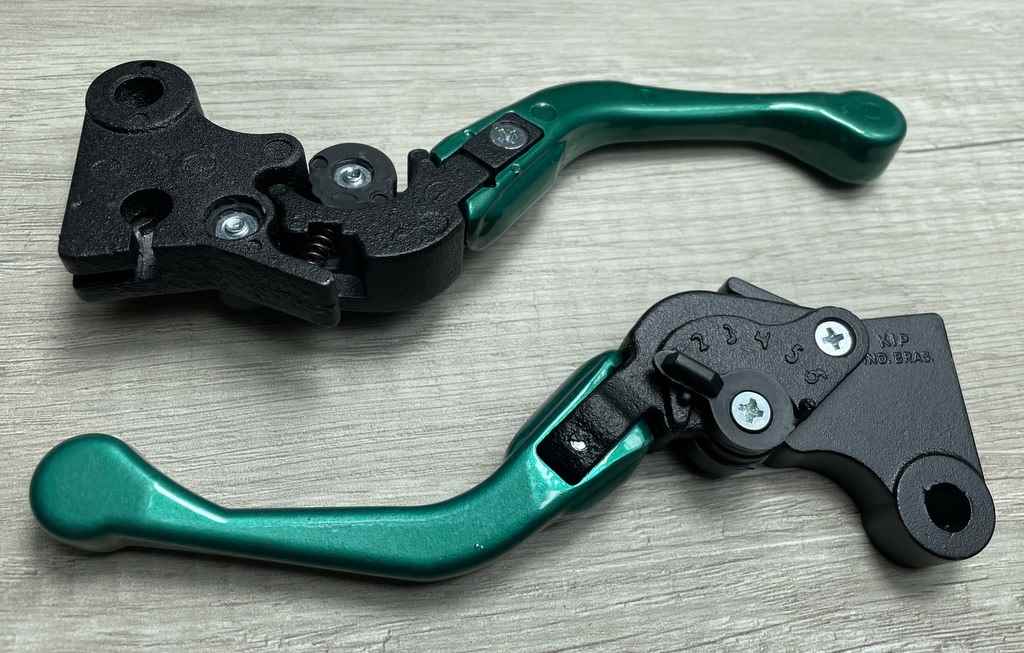 MANETE MINI ESPORT REG DOBRAVEL CG125/CG150 VERDE PAR (FREIO LONA)