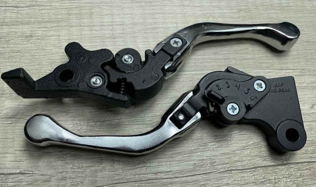 MANETE MINI ESPORT REG DOBRAVEL CG125/CG150 CROMADO PAR (FREIO DISCO)