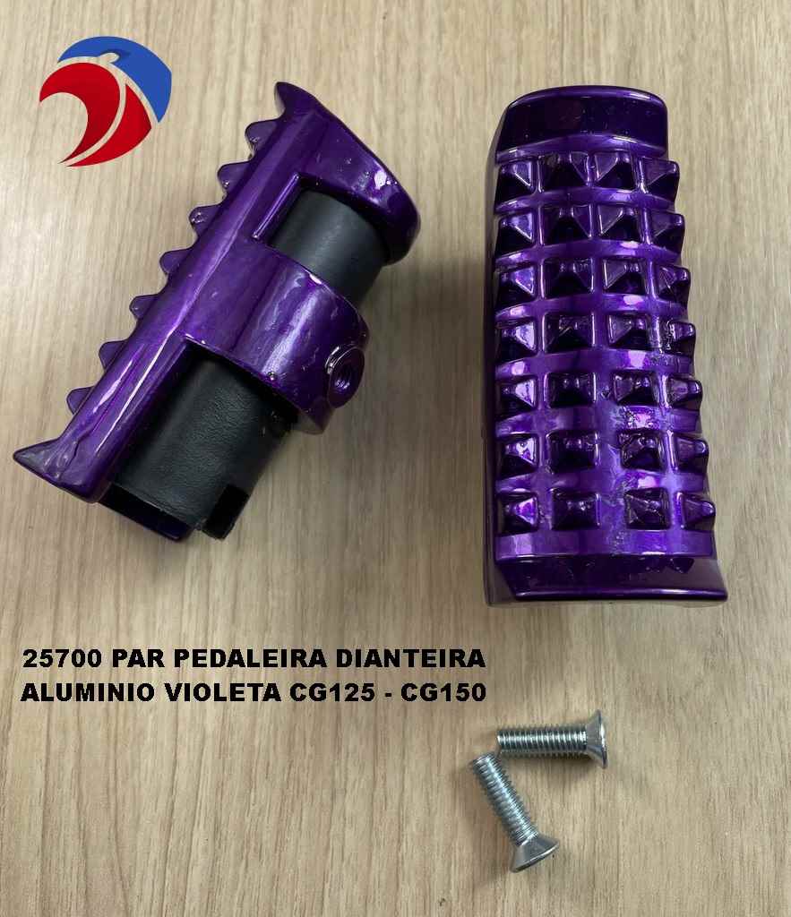 PEDALEIRA DIANT ESPORT CG125/CG150 VIOLETA PAR