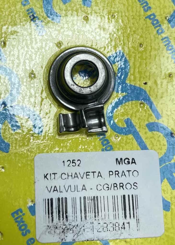 KIT TRAVA VALVULA/CHAPEU VALVULA CG150/ NXR 150 BROS