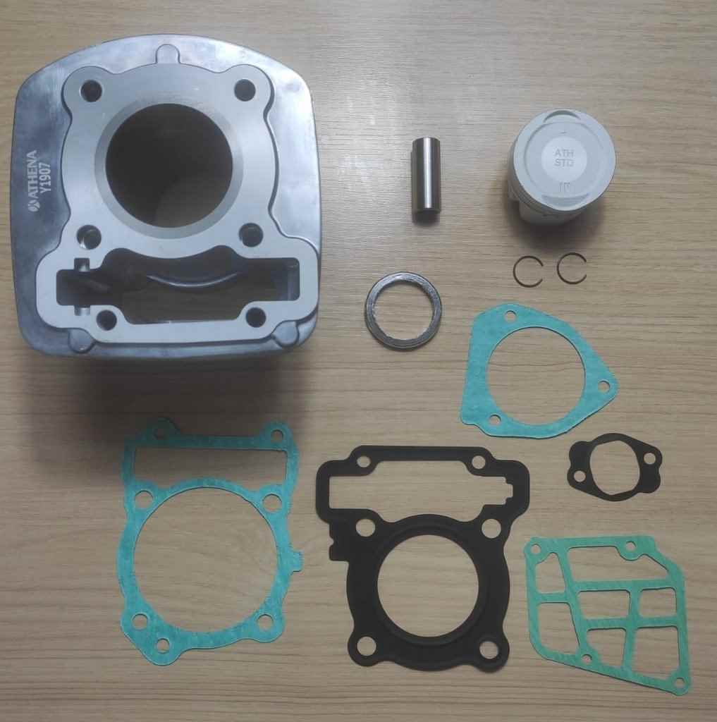 CILINDRO MOTOR YAM YBR125 I FACTOR 17/22 (KIT PISTAO/ANEIS/CILINDRO)