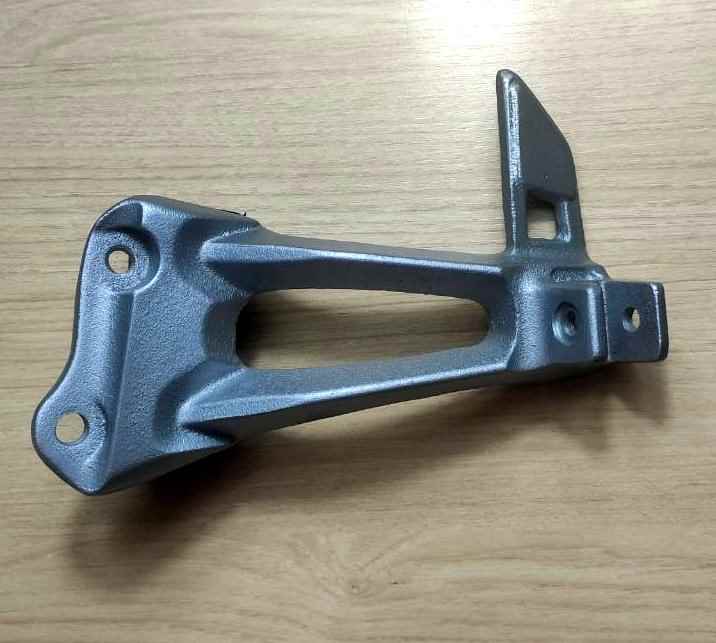 SUPORTE PEDALEIRA TRASEIRA ALUMINIO LADO ESQUERDO CRYPTON115 10 - 17