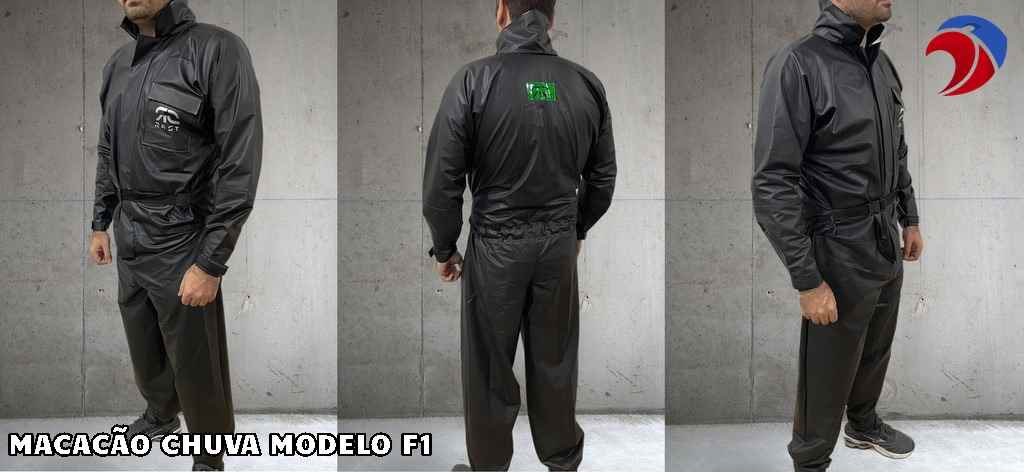 MACACAO CHUVA MODELO F1 (TAM G) PREMIUM