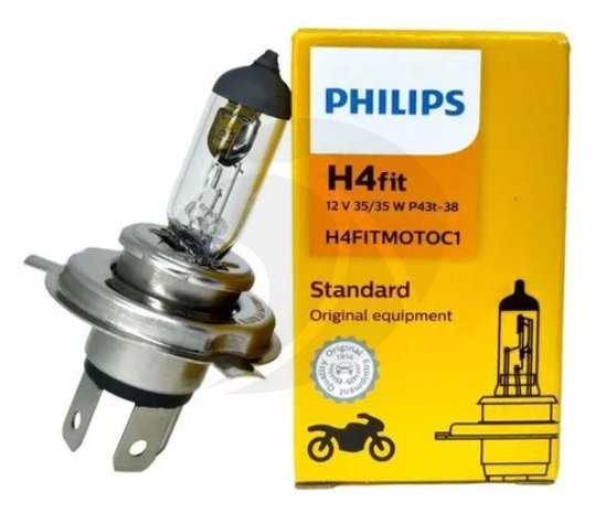 LAMPADA FAROL H4 12V 35/35W STANDARD PHILIPS