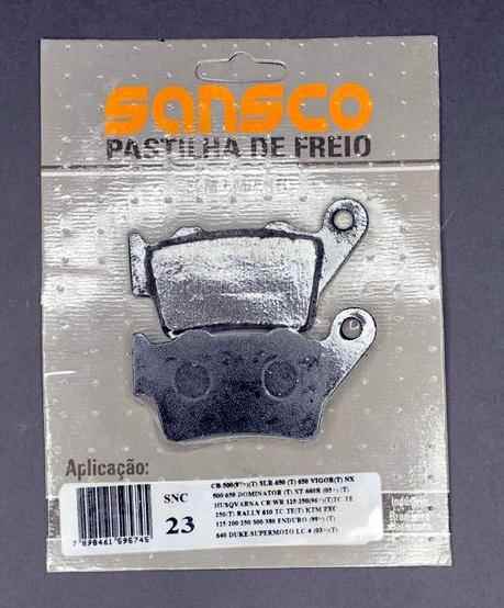 PASTILHA FREIO TRAS CB500 97/05/XT660 04