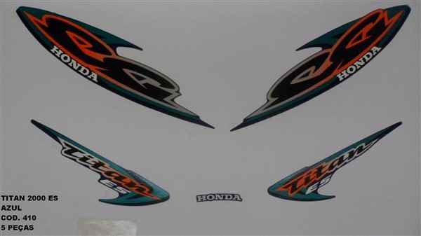 JOGO ADESIVO CG125 00 AZUL ES