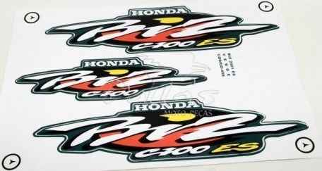 JOGO ADESIVO BIZ100 ES VRD 01