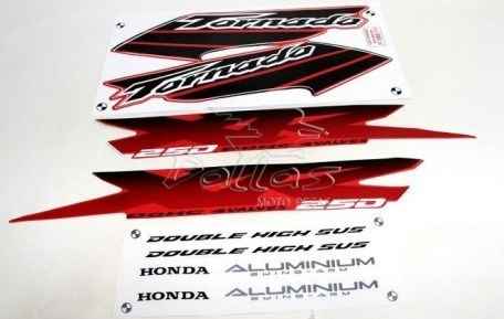 JOGO ADESIVO XR250 VERM 03